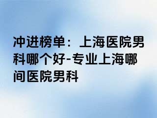冲进榜单：上海医院男科哪个好-专业上海哪间医院男科