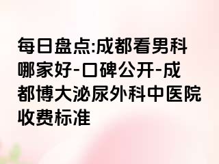 每日盘点:成都看男科哪家好-口碑公开-成都博大泌尿外科中医院收费标准