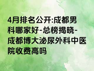 4月排名公开:成都男科哪家好-总榜揭晓-成都博大泌尿外科中医院收费高吗